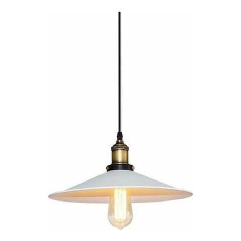 1 Lustre, diamètre 22 cm, fer, style industriel, pour salon, cuisine, bureau (1/5)