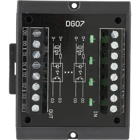 Convertisseur de niveau de signal NPN vers PNP à 4 canaux, large plage de tension 10-28 V (1/5)