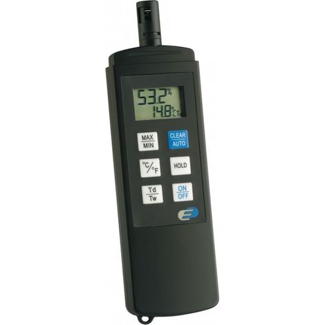 TFA Dostmann Dewpoint Pro Termo-Higrómetro Digital Compacto Negro