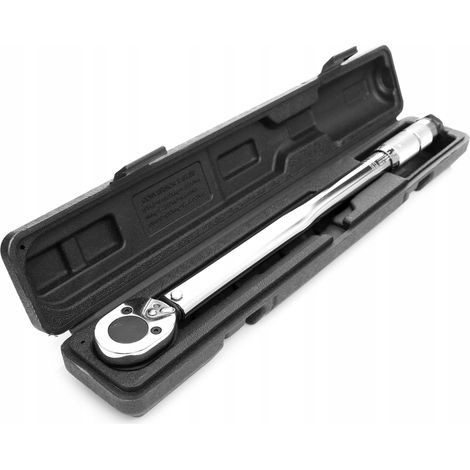 Clé dynamométrique 1/2" 28-210 Nm avec blocage de roue + étui KD10203 (1/5)