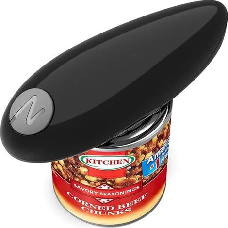 Ouvre-boîte électrique blanc XDDKGQ automatique, ouvre les conserves sans effort, sécurité et rapidité pour la cuisine quotidienne (1/5)