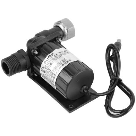 Bomba de agua sumergible de 12 V y 10 W, caudal de 0,45 m³/h, altura de elevación de 3 m, bajo nivel de ruido (≤40 dBA), para acuarios y fuentes. (1/5)