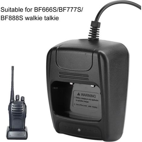 Chargeur de batterie USB HURRISE pour talkie-walkie BF666S/BF777S/BF888S - Base de chargement pratique - Lot de 2-AquaForge (1/4)