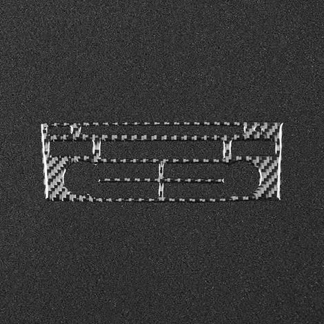 Suitable for 16-22 Porsche 718 982 soft carbon fiber center console CD panel (1/4)