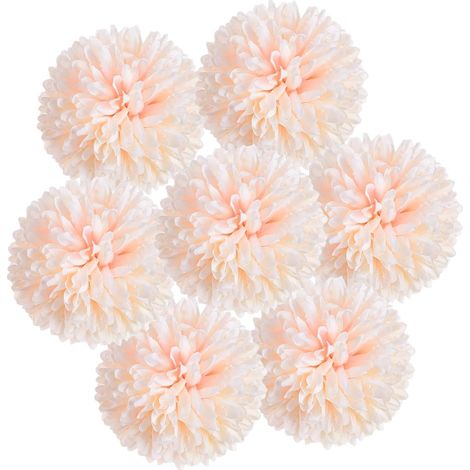 50 Fleurs Artificielles de Chrysanthème en Soie pour Décoration de Mariage et Fête, Résistantes la Décoloration, Ornements pour Décoration de Scène (1/5)