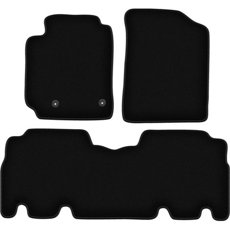 Schwarze Velours-Fußmatten für Toyota Yaris Verso Minivan (1999-2005) (1/5)