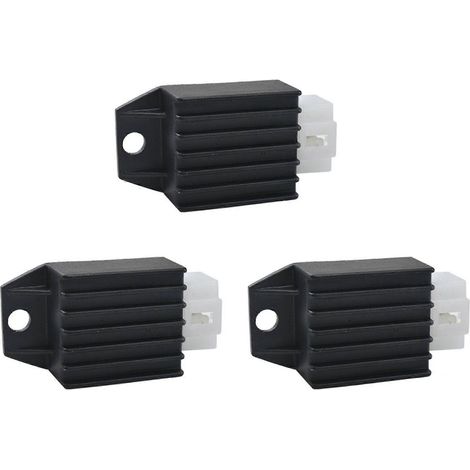 Régulateur-redresseur 3X 12V 4 broches, pour quads, motos tout-terrain et buggies 50cc, 90cc, 110cc et 125cc (1/5)