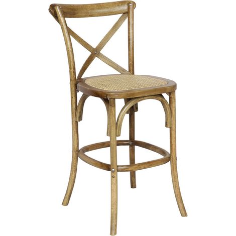 sweeek - Barhocker Bistro Vintage Holz 65cm