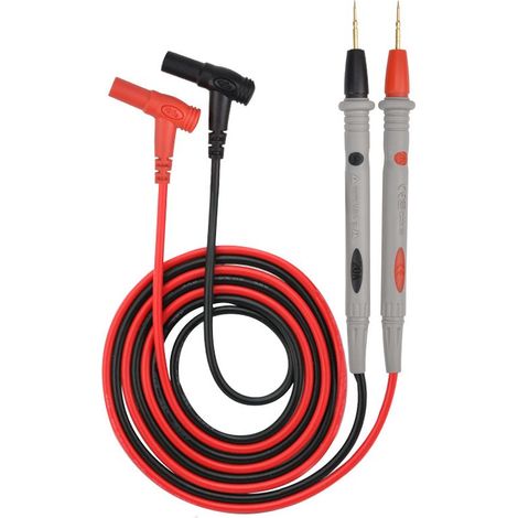 1 Paire Sondes de Multimètre Cable 1M, 1000V / 20A /CAT III/IV Pointe de Touche Multimetre