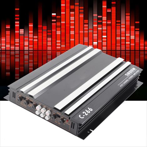 Amplificateur Voiture 5800W 12V Haute Puissance Hi-Fi Portable Audio Stéréo Caisson Grave Subwoofer (1/5)