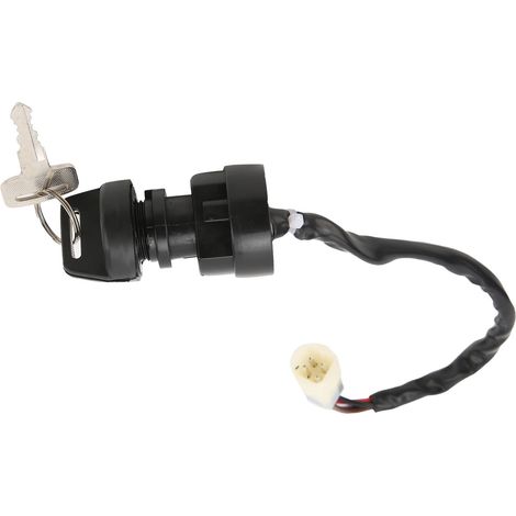 Interrupteur D Allumage - 2 Clés - Compatible FourTrax Foreman 400 TRX400FW 4x4 - Années 1997 À 2002 - Référence OEM 35100-HM7-003 (1/5)