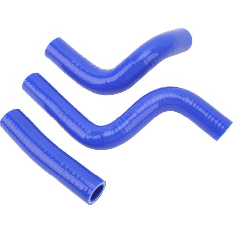 Kit de 3 durites de refroidissement en silicone pour radiateur, connexion stable, étanche et résistante à la chaleur, compatible avec KX80, KX85 et KX100 (bleu). (1/5)