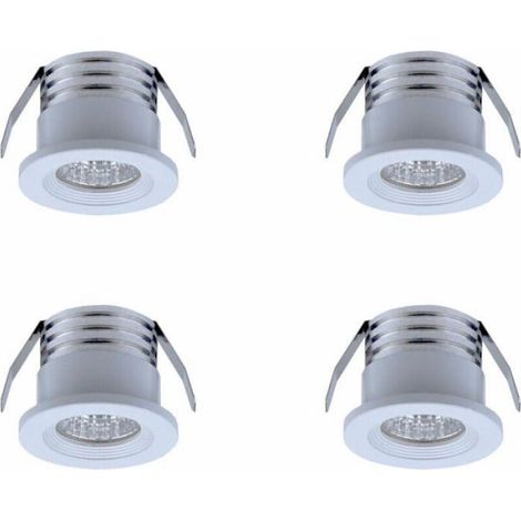 Mini spots LED encastrables - - 3 W - Blanc chaud - 350 Lm - Classe A+ (1/2)