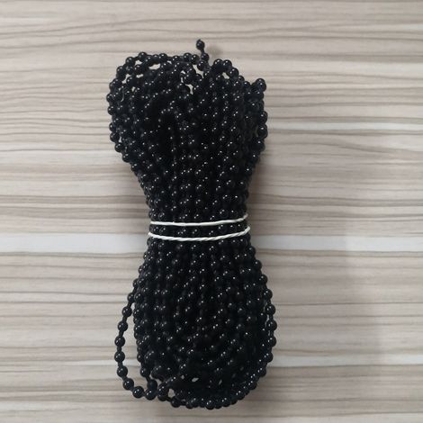 40-meter black 4.56 POM dense beaded zipper vertical venetian blind accessories plastic chain (1/5)