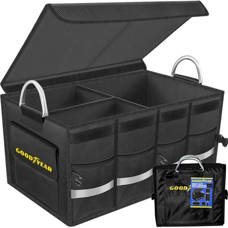 Goodyear Car Boot Organiser Collapsible Foldable Shopping Tidy Storage Trunk (1/2)