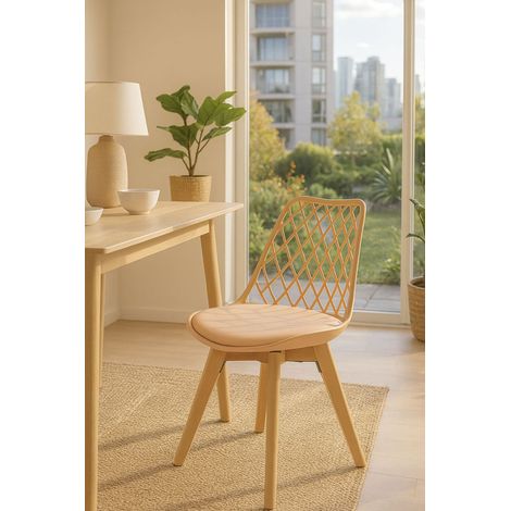 Sillas Comedor - Silla Mima - Naranja claro (1/5)