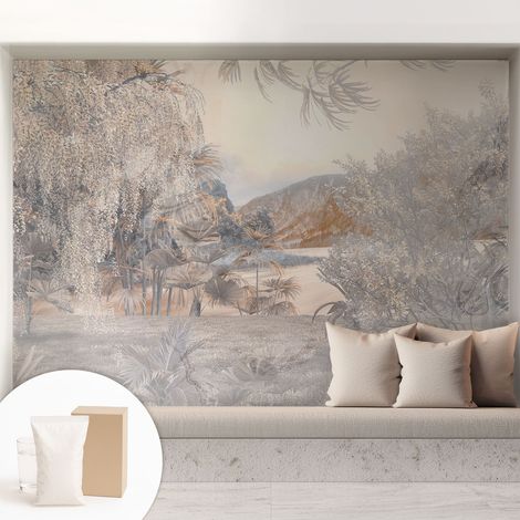 Papier peint avec colle pour décoration moderne de salon chambre à coucher cuisine et bureau Facile La nature de la subtilité 208x146 cm (1/5)