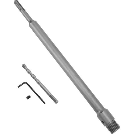 Adaptateur pour foret à noyau creux électrique, tige ronde, perforateur à percussion, tige de connexion 330 mm (1/5)