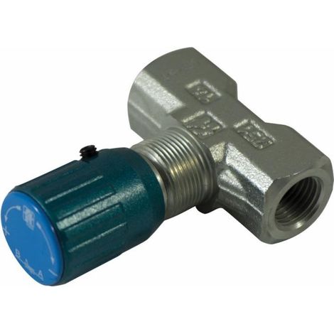 Lem Select – Régulateur de débit bidirectionnel 1/4' – Pression max 350 bars – Débit 15 litres – Pour systèmes hydrauliques