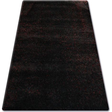Tappeto SHAGGY NARIN P901 nero rosso black 180x270 cm