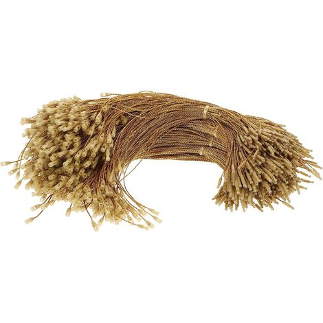 Cordes à Pression pour Étiquettes de Noël en Polyester Or, Légères et Résistantes, pour Suspendre Décorations et Vêtements au Sapin (1/5)