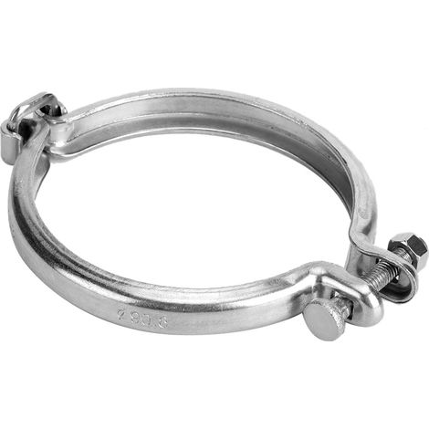 Sortie de turbocompresseur automobile avec étrier de type V avec clip, 90,8 mm, convient pour Mitsubishi TD05 TD06. (1/5)