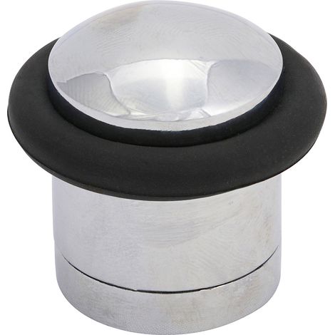 TIMCO Cylinder Door Stop Polished Chrome - 41mm