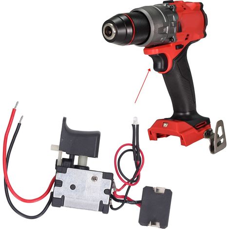 Interrupteur universel pour clé électrique 0478, compatible avec les outils électriques avec voyant lumineux, 7,2-24V. (1/5)
