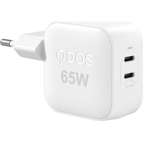 Cargador QDOS PowerCube 65W Blanco (1/4)