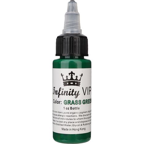 Pigment de tatouage semi-permanent 30ml - Encre longue durée vert - Accessoire outil de tatouage (1/5)