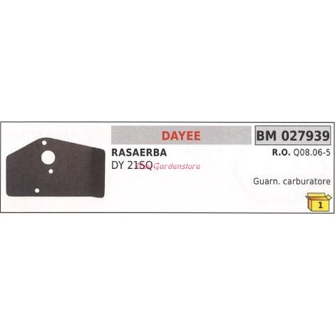 Guarnizione carburatore DAYEE tagliaerba rasaerba tosaerba DY 21SQ 027939