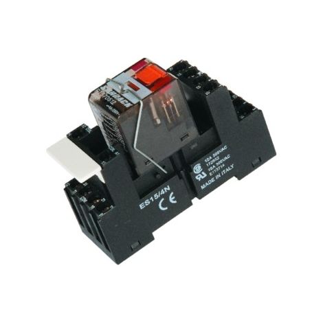 Relais 12 v/ac alt avec socle URMET 1801/12 (1/2)