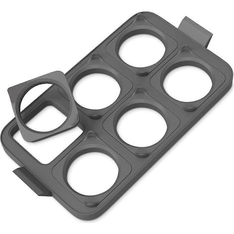 Eierringe aus Silikon zum Braten von Eiern, antihaftbeschichtete Silikon-Crêpe-Form