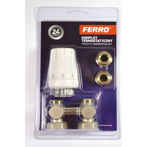 Robinet thermostatique Ferro gt11 pression 10 bar température 100°C (1/2)