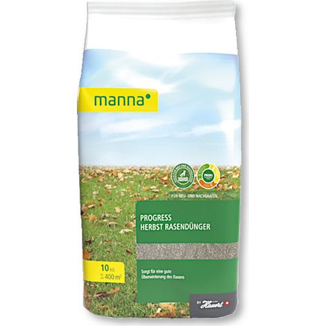 Manna Progress Herbstrasendünger 10 kg Rasendünger Herbst Herbstdünger