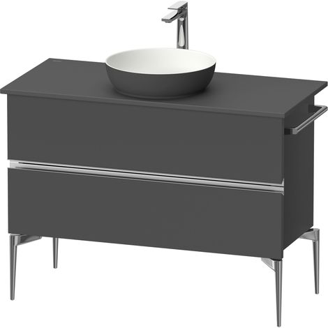 Duravit Sivida consola mueble bajo lavabo, 2 cajones, tirador (1/5)