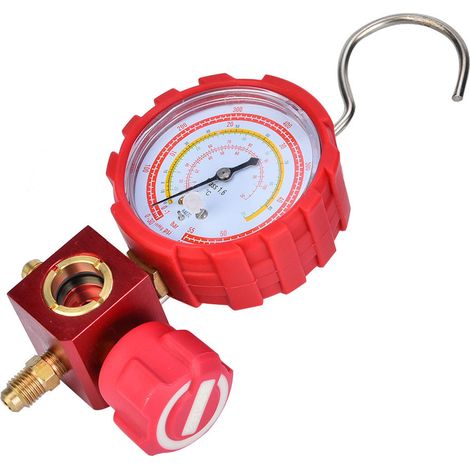Manomètre de climatisation haute pression avec indicateur de niveau G1/4 (1/5)