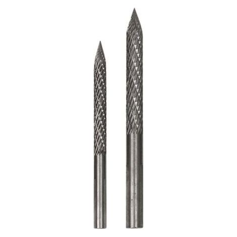 BARKBUSTERS Paquet de 2 Embouts Pneu Multi-Tailles pour RéParation Pneus, Fraises en Carbure, Patchs Coupe-Bouchon, Coupe-Fil, AléSoir, Perceuse 6Mm 8Mm (1/4)