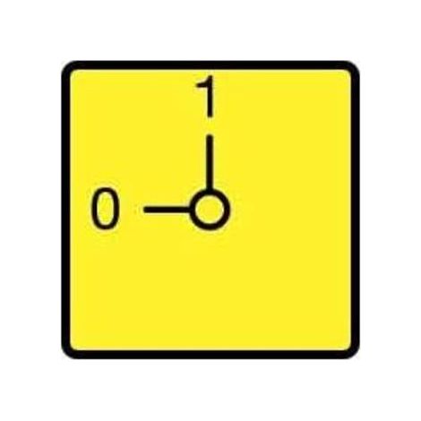 EATON 003198 SCUDO ANTERIORE, ARRESTO DI EMERGENZA, GIALLO PER T0, T3, P1 (1/3)