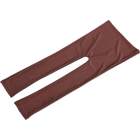 Fer à friser sans chaleur, bandeau élastique, forme les leggings, réduit les pointes fourchues, outil de coiffure pour la nuit, marron (1/5)