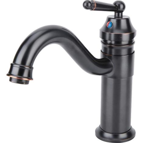 Rubinetto per lavabo, rubinetto da bagno antiruggine, rubinetto dell'acqua, rubinetto da cucina, miscelatore, per cucina e bagno (2).