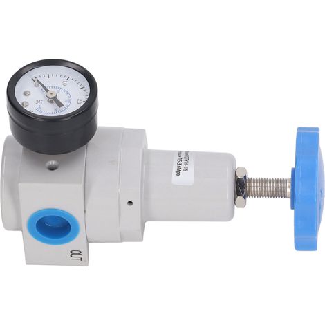 Régulateur de pression air comprimé G1/2 avec manomètre, valve réglable 0.5‑3.6 MPa pour compresseur (1/5)