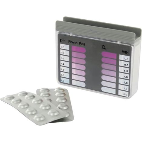 Steinbach O2-pH Testgerät inkl.10 Stk. Tabletten DPD4 + Phenol-Red Poolchemie