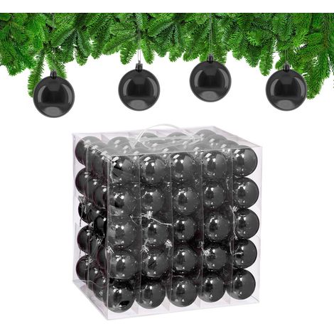 Juego de 100 adornos brillantes para árbol de Navidad