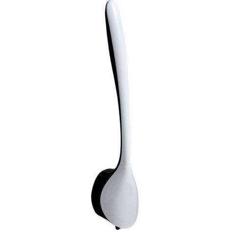 Brosse de toilette en silicone avec tête de brosse pour les coins difficiles d'accès, brosse créative pour le nettoyage des toilettes et de la salle de bain.-AquaForge (1/5)