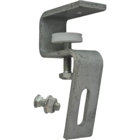 Frenehard Et Michaux – Pince negrafix fibro veranda – Fixation pour gouttière – Visserie incluse (Boulon TRCC 6x16 mm + écrou) – Pour toitures fibre-ciment
