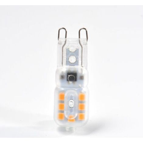 Ampoules LED G9, 3W Équivalent à Ampoule Halogène 30W, Blanc Chaud 3000K, 300LM, Économie d'énergie, Non-Flicker, Non-Dimmable, Paquet de 12 (1/5)