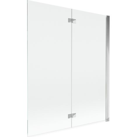 Paroi de douche Mexen Mist 2 volets droite 140 x 150 cm, transparent, chrome - 8A9-140-002-01-00-P (1/5)