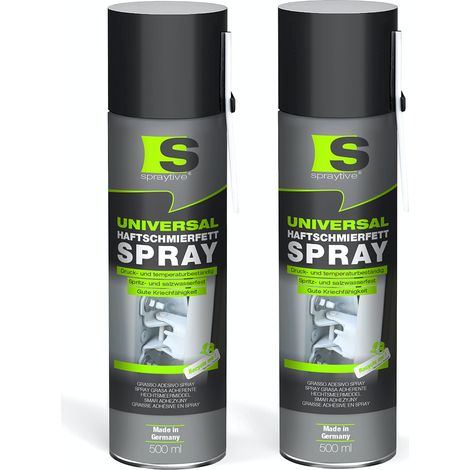 Spraytive 2x 500ml Universal Haftschmierfett-Spray – Schmierfett & Kriechöl für Auto, Gelenke & Lager (1/5)