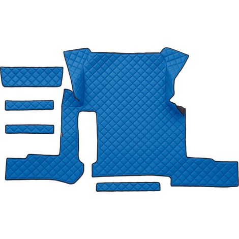 Tappeto centrale in Skeentex - Blu - compatibile per Man TGX (01/1706/20) manuale, 1 cassetto